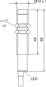 تصویر سنسور القائی تبریز پژوه IPS-404-N-12 