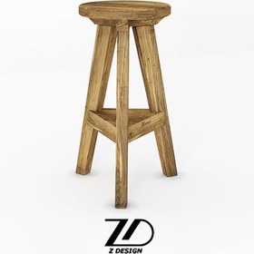 تصویر چهار پایه چوبی آوینا 