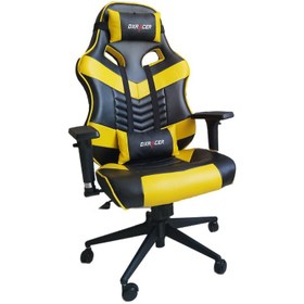 تصویر صندلی گیمینگ دوج Dodge gaming chair yellow 