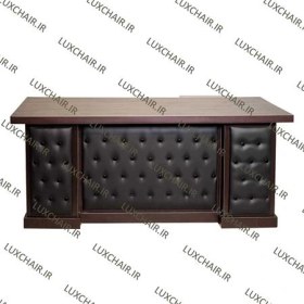 تصویر میز اداری ODE 206 سایز ۱۸۰ جلو چرم 