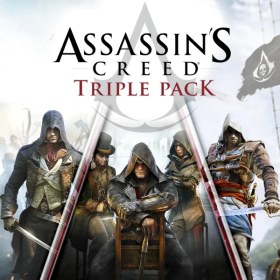 تصویر خرید پک بازی Assassin’s Creed Triple Pack: Black Flag, Unity, Syndicate برای ps4 و ps5 