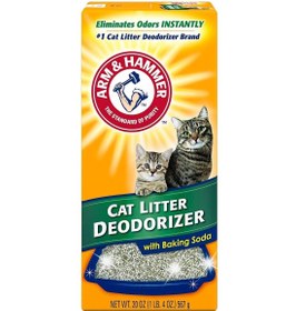 تصویر دئودورانت خاک گربه آرم اند همر با بی کربنات سدیم فعال 567 گرم برند arm & hammer Arm & Hammer Cat Litter Deodorant with Activated Sodium Bicarbonate 567g