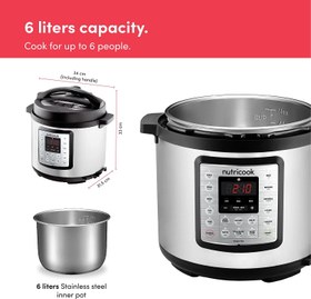 تصویر مولتی کوکر نوتریکوک مدل NUTRICOOK NC-SPEK6 NUTRICOOK MultiCooker NC-SPEK6