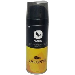 تصویر اسپری بدن مردانه آکراس مدل lacoste حجم 200 میلی لیتر اسپری