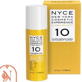 تصویر ماسک مو 10 کاره بدون آبکشی NYCE اصل ایتالیا مدل FLASH BEAUTY INSTANT MASK 