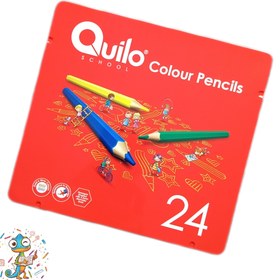 تصویر مداد رنگی کوییلو24رنگ 