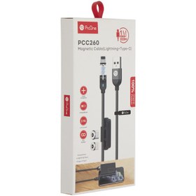 تصویر کابل شارژ مگنتی پرووان مدل PCC260 Proone PCC260 Magnetic Charge cable