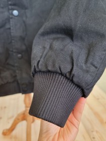 تصویر بامبر کتان کجراه وارداتی مدل NOS داخل پشم شیشه - تک رنگ - S 