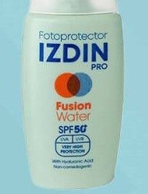 تصویر ضد آفتاب فیوژن واتر ایزدین پرو SPF +50 