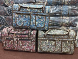 تصویر ساک مسافرتی طرح ترمه 