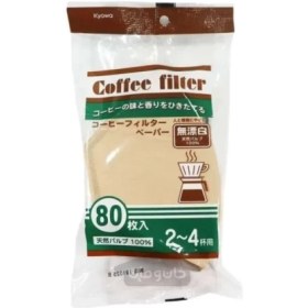 تصویر فیلتر قهوه اندازه متوسط 80 عددی ساخت ژاپن ا Coffee paper filter Coffee paper filter