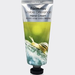 تصویر کرم دست حلزون فارم استی مدل Farm Stay Visible Difference Hand Cream (Snail ) 