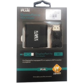 تصویر مبدل Displayport به VGA کی نت پلاس مدل KP-C2101 KNETPLUS KP-C2101 DP to VGA 1080p Active Converter With 0.2m Length