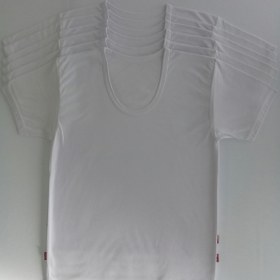 تصویر زیرپوش نیم آستین مردانه بسته 6 عددی 