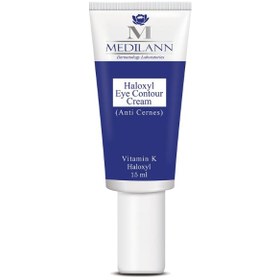 تصویر کرم دور چشم هالوکسیل مدیلن مناسب انواع پوست ۱۵ میلی لیتری Medilann Haloxyl Eye Contour Cream All Skins 15 ml