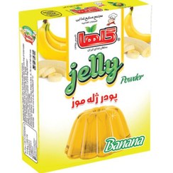 تصویر پودرژله موز گلها - 100 گرم(جعبه) - کارتن 72 تایی 