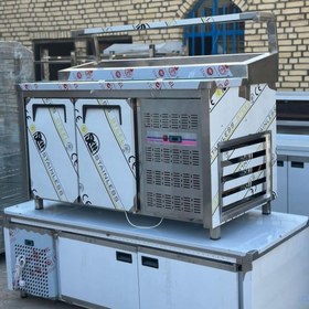 تصویر تاپینگ پیتزا زیر فریزری 