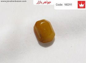 تصویر نگین کهربا بولونی لهستان زرد کد 98291 