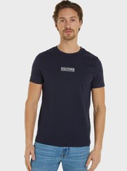 تصویر تی‌شرت گردن‌گرد لوگو برند Tommy Hilfiger Logo Crew Neck T-Shirt