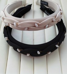 تصویر تل خارجی طرح گیس بافت و گندمی کد 21 - کرم 