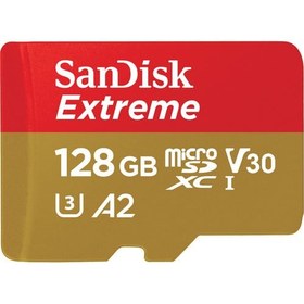 تصویر مموری و کارت حافظه سن دیسک میکرو اس دی SanDisk Micro SD 128GB Extreme 