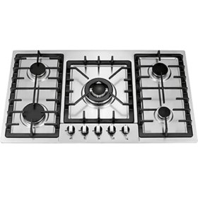 تصویر اجاق گاز استیل ۵ شعله تی اندی مدل TD 116E T&D Steel Hob Model TD 116E