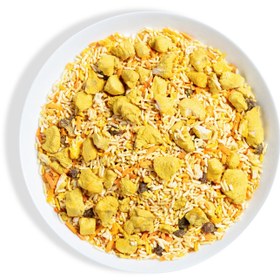 تصویر هویج پلو با مرغ 