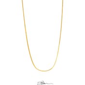 تصویر زنجیر طلا ۴۰ سانتیمتر سبک 