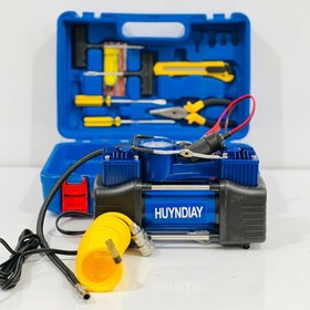 تصویر پمپ باد فندکی هیوندای مدل RD-AC14 ولتاژ ۱۲ ولت 