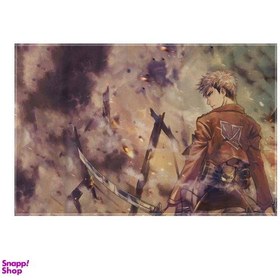 تصویر کاغذ کادو ترمه طراحان ایده مدل Attack on Titan کد strm0378 