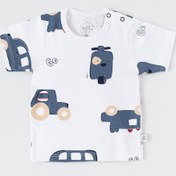 تصویر بلوز آستین كوتاه ماشین نیلی Nili Car Short Sleeve Tshirt