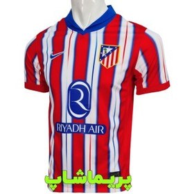 تصویر کیت اول پیراهن شورت اتلتیکو مادرید2025 (تایلندی) Atletico Madrid 2025 Home Shirt Shorts Kit(tahi)