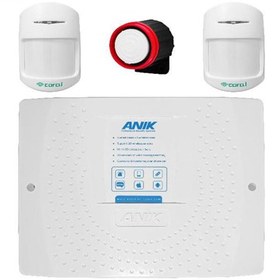 تصویر پک کامل دزدگیر سیم کارتی آنیک مدل ECOMAX-N anik ECOMAX-N Security Alarm package