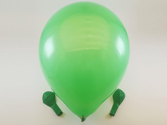 تصویر بادکنک لاتکس سبز پر رنگ بسته 100 عددی 
