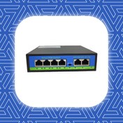 تصویر سوئیچ شبکه 4 پورت POE 100 سری اتلانتیک مدل NK6042FE 