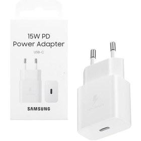 تصویر شارژر 15 وات سامسونگ دوپین Charger samsung 15 w