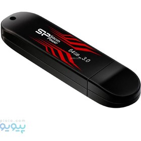 تصویر فلش مموری سیلیکون پاور Blaze B10 USB 3 ظرفیت 64 گیگابایت Silicon Power Blaze B10 USB 3 Flash Drive-64GB