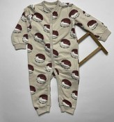 تصویر سرهمی بچگانه وارداتی داخل کرک برندC&A - 3/4 سال قد 85 فاق 53 