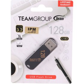 تصویر فلش مموری USB 3.2 تیم گروپ مدل C183 با ظرفیت 128 گیگابایت TeamGroup C183 USB3.2 128GB Flash Drive