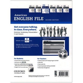 تصویر کتاب امریکن انگلیش فایل ویرایش دوم American English File 2nd Edition: 2 کتاب امریکن انگلیش فایل ویرایش دوم American English File 2nd Edition: 2