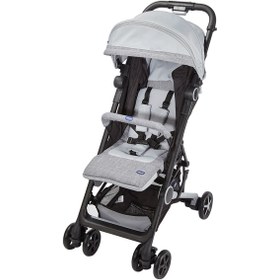 تصویر کالسکه و کریر بیس دارچیکو Chicco مدل Bravo براوو Chicco Bravo 3-in-1 Trio Travel System, Bravo Quick-Fold Stroller with KeyFit 30 Infant Car Seat and base, Car Seat and Stroller Combo | Camden/Black