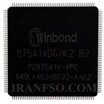 تصویر آی سی لپ تاپ Winbond PC-87541-VDG-K2-B2 