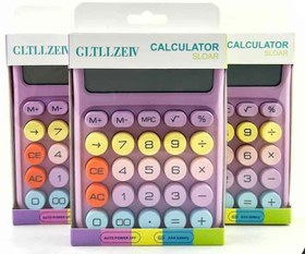 تصویر ماشین حساب فانتزی دکمه‌رنگی Cltllzeiv calculator sloar