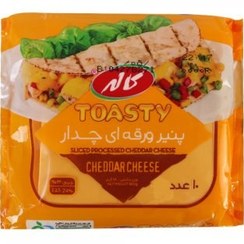 تصویر پنیر ورقه‌ای چدار کاله 180 گرم - 12 عدد (قیمت هر عدد 113,000 ت) 