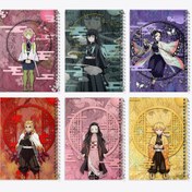 تصویر دفتر مشق ۱۰۰ برگ خندالو طرح انیمه شیطان کش 