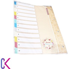 تصویر دیوایدر ۱۲ تایی پلاستیکی 