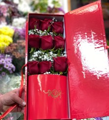 تصویر باکس کادوئی رز هلندی 