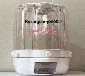 تصویر جاحبوباتی چرخشی گل سایز بزرگ حجم15کیلو Rotary Flower Jars Large Size 15 Kg