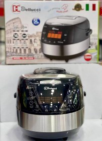 تصویر پلوپز ۲۱ کاره هوشمند مارک دلوسی ایتالیا مدل dl_mc5900 21-function smart rice cooker, brand Delosi, Italy, model dl_mc5900