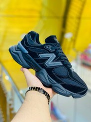 تصویر نیوبالانس مدل ۹۰۶۰ تمام مشکی 4 کفش ورزشی مردانه مدل Newbalance 9060 Full Black